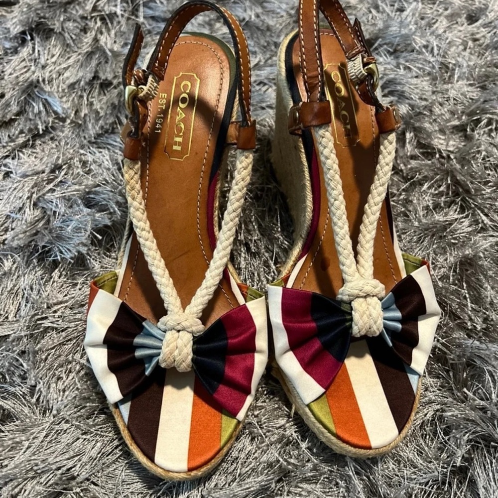 Coach Legacy Satin  Sandals